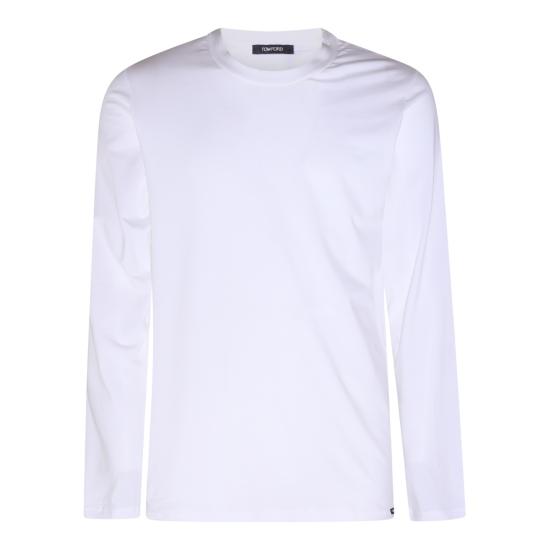 26FW 톰포드 긴팔 티셔츠 T4M14 1410100 WHITE