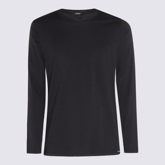 26FW 톰포드 긴팔 티셔츠 T4M14 1410002 BLACK - TOMFORD