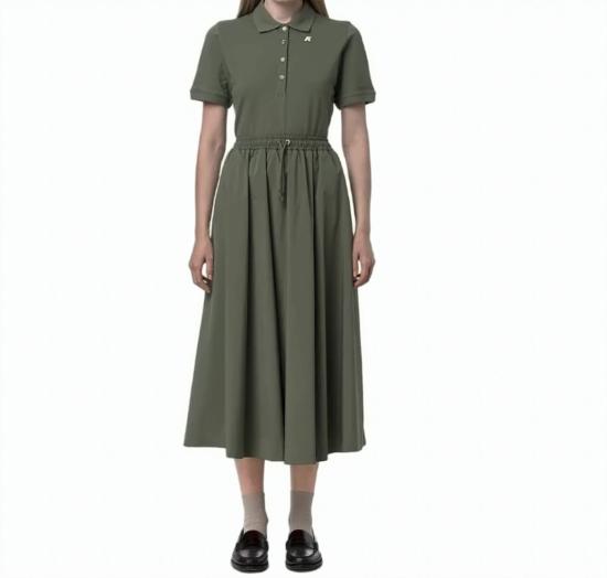 26SS 까웨 미디 스커트 K4147DW V15 Green - K-WAY