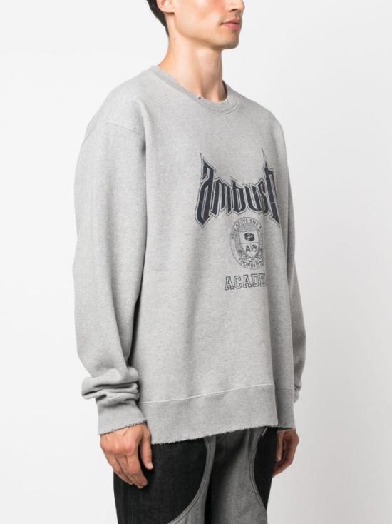  엠부시 긴팔 티셔츠 BMBA034F23FLE001 Grey - AMBUSH