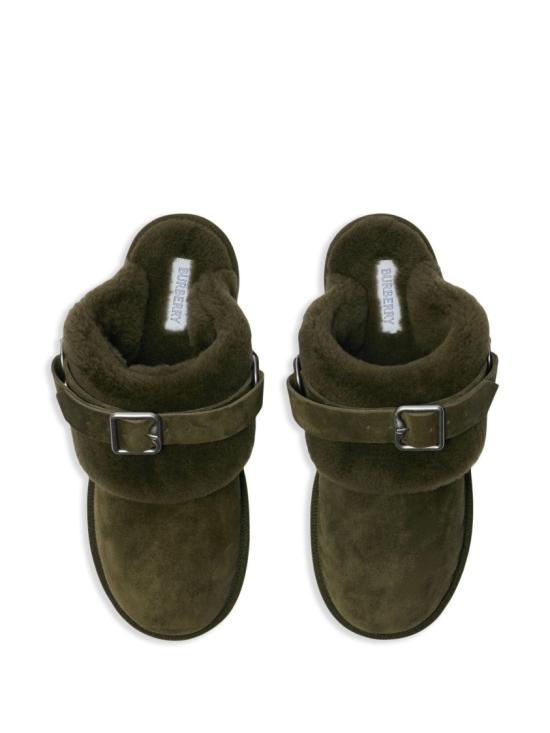 25FW 버버리 뮬/슬리퍼 8092527 Green - BURBERRY