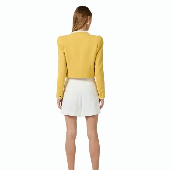 26SS 엘리자베타프랜치 자켓 GI21461E2 FA5 Yellow - ELISABETTA FRANCHI