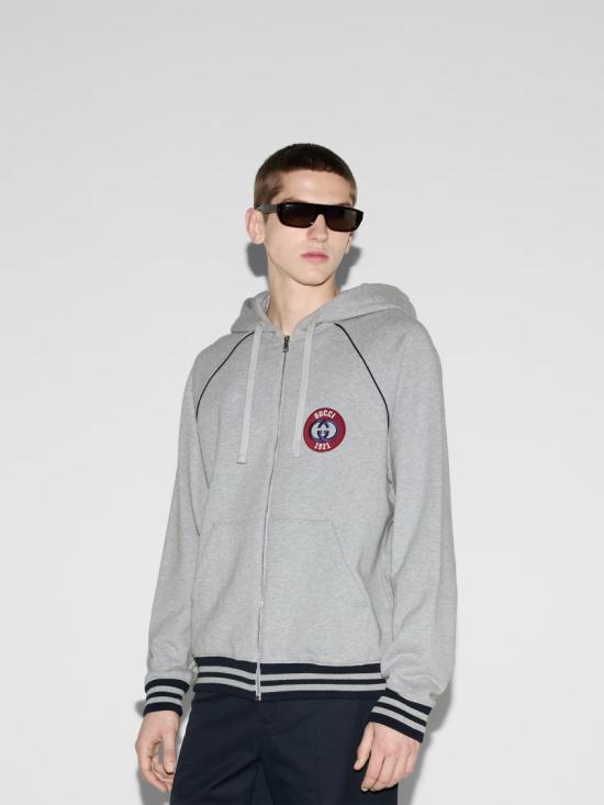  구찌 후드 티셔츠 798641 XJGRE Grey - GUCCI