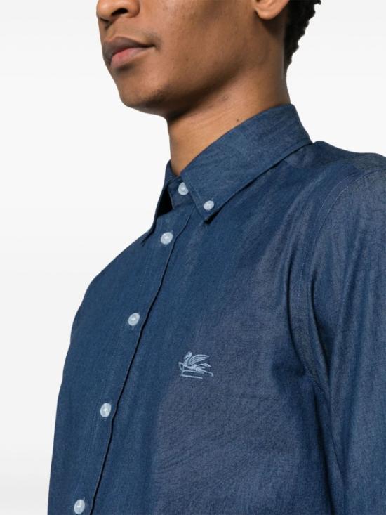  에트로 데님 셔츠 MRIB0004 99SA531 Blue - ETRO