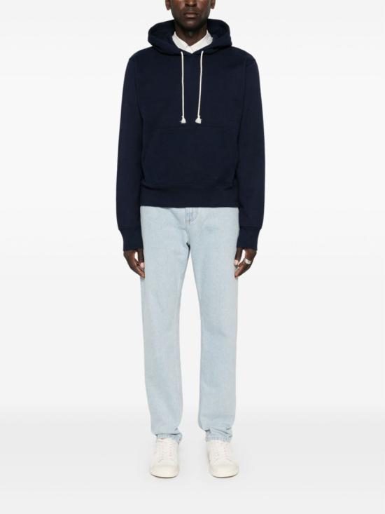  생로랑 카산드라 자수 코튼 후드 778464 Y36SW Blue - SAINT LAURENT