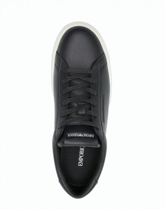 26SS 엠포리오 아르마니 스니커즈 EM004783 AF20004 U8139 Black - EMPORIO ARMANI