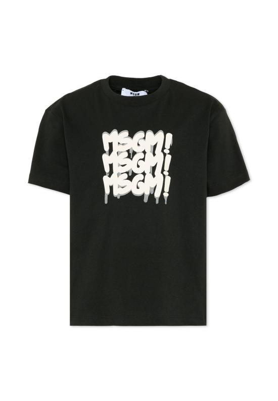 26SS [키즈] 엠에스지엠 티셔츠 S6MSJBTH227 MS040 BLACK