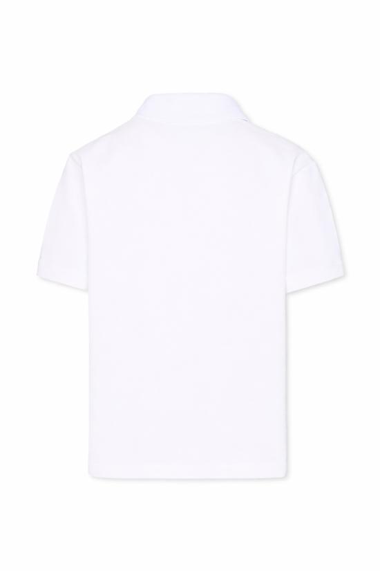 26SS [키즈] 엠에스지엠 폴로 셔츠 S6MSJBPO299 001 WHITE - MSGM