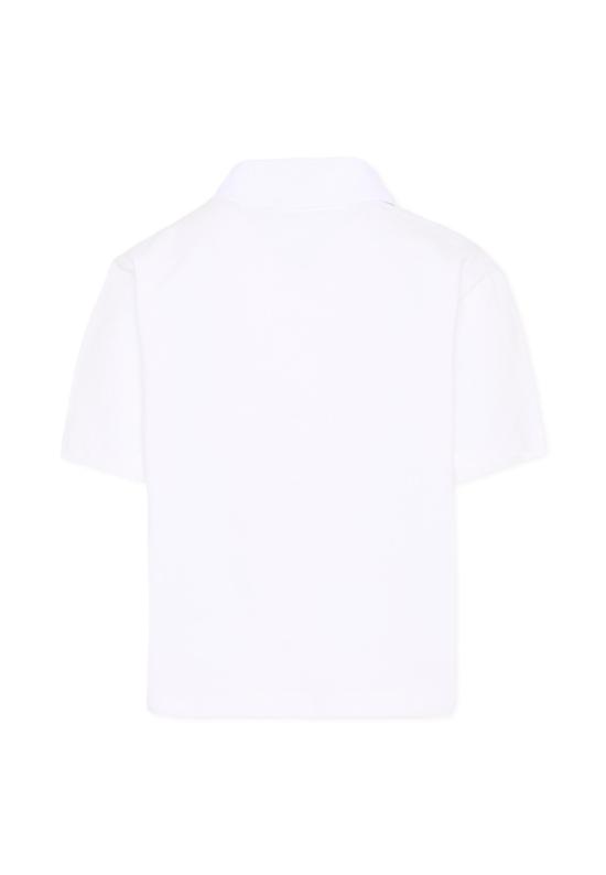 26SS [키즈] 엠에스지엠 폴로 셔츠 S6MSJBPO299 001 WHITE - MSGM