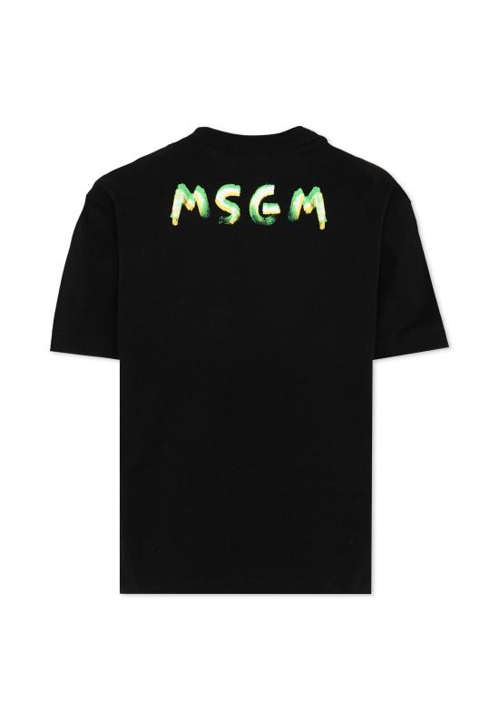 26SS [키즈] 엠에스지엠 티셔츠 S6MSJUTH003 110 BLACK - MSGM