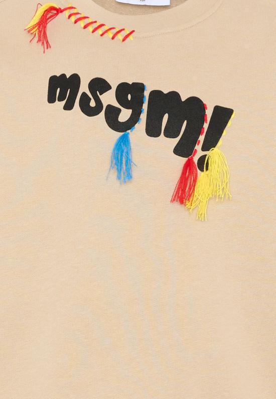 26SS [키즈] 엠에스지엠 캐시미어 니트 S6MSJUSW142 092 BEIGE - MSGM