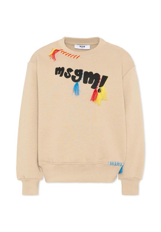 26SS [키즈] 엠에스지엠 캐시미어 니트 S6MSJUSW142 092 BEIGE