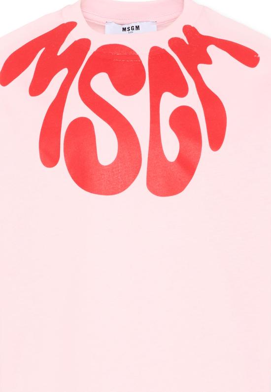 26SS [키즈] 엠에스지엠 티셔츠 S6MSJUTH222 MS076 PINK - MSGM