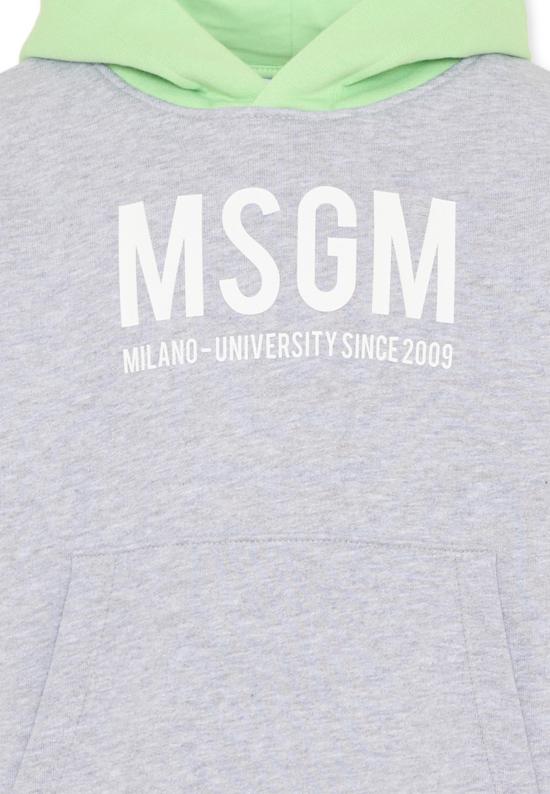 26SS [키즈] 엠에스지엠 티셔츠 S6MSJBHS050 271 01 GREY - MSGM