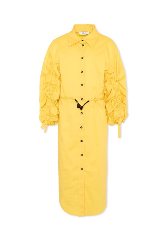 26SS [키즈] 엠에스지엠 원피스 S6MSJGDR083 MS009 YELLOW - MSGM