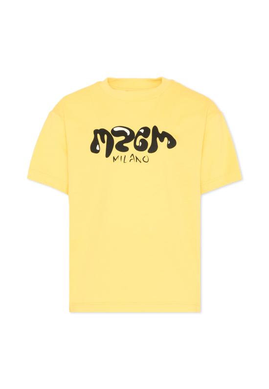 26SS [키즈] 엠에스지엠 티셔츠 S6MSJBTH251 020 YELLOW