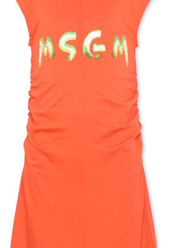 26SS [키즈] 엠에스지엠 원피스 S6MSJGDR064 MS074 ORANGE - MSGM