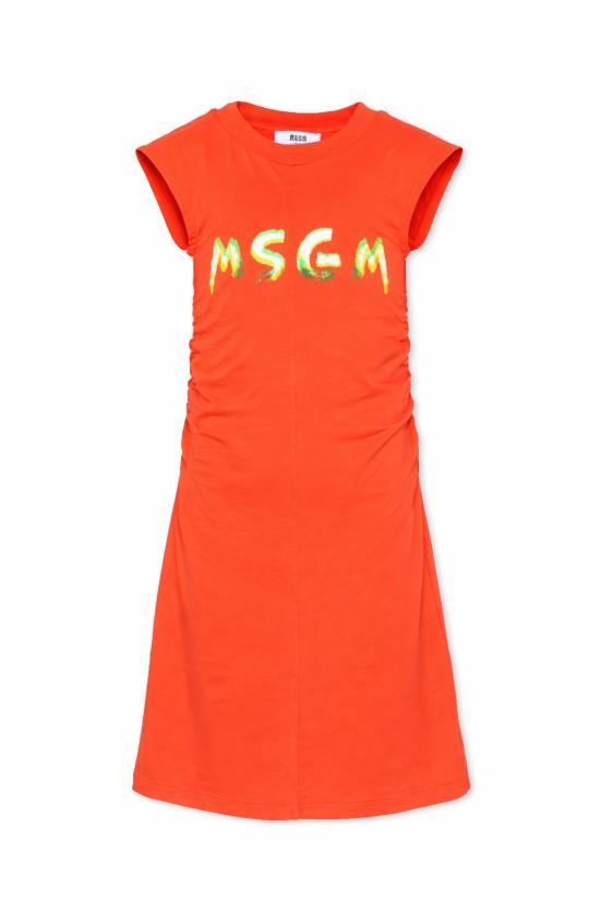 26SS [키즈] 엠에스지엠 원피스 S6MSJGDR064 MS074 ORANGE - MSGM