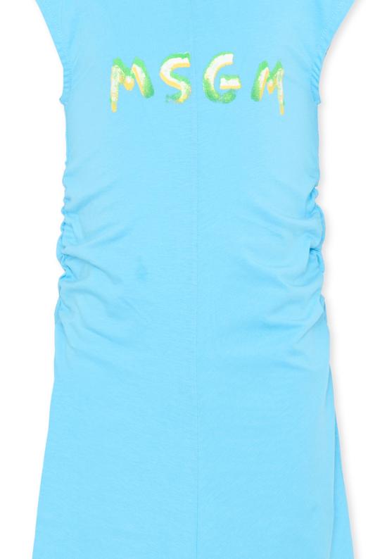 26SS [키즈] 엠에스지엠 원피스 S6MSJGDR064 MS073 LIGHT BLUE - MSGM