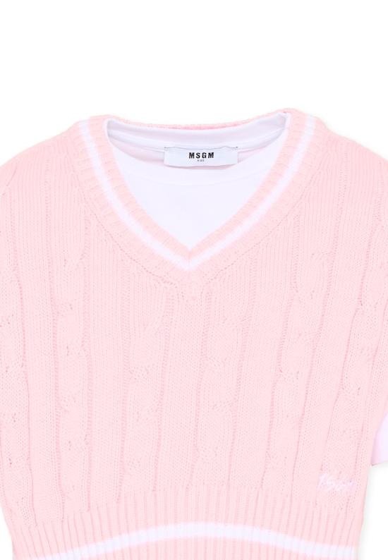 26SS [키즈] 엠에스지엠 티셔츠 S6MSJGTH034 001 78 PINK - MSGM