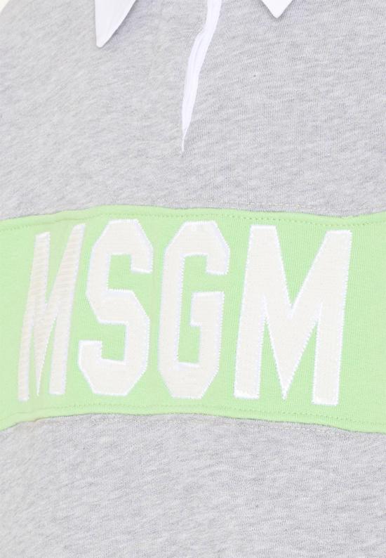 26SS [키즈] 엠에스지엠 폴로 셔츠 S6MSJGSW027 MS077 GREEN - MSGM
