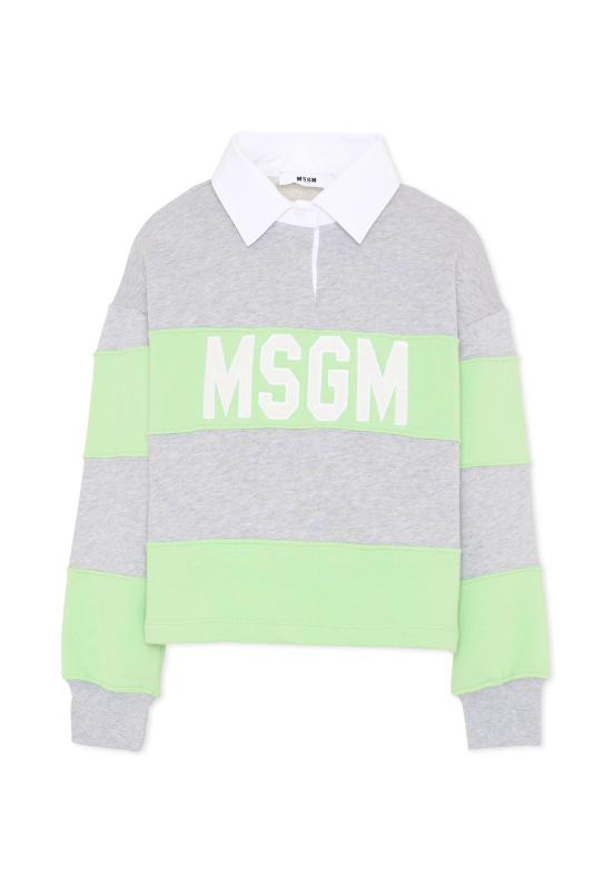 26SS [키즈] 엠에스지엠 폴로 셔츠 S6MSJGSW027 MS077 GREEN