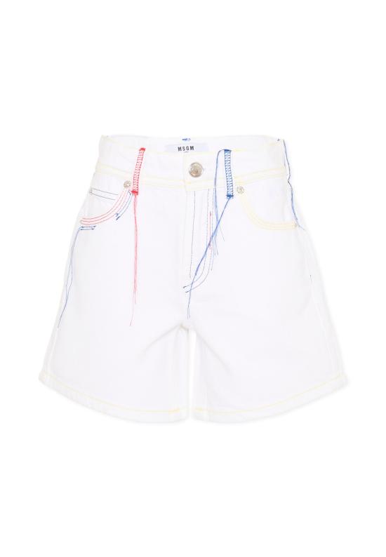 26SS [키즈] 엠에스지엠 쇼츠/버뮤다 S6MSJGSH041 001 WHITE