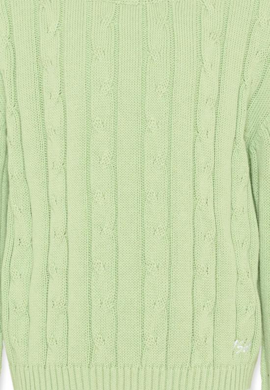 26SS [키즈] 엠에스지엠 캐시미어 니트 S6MSJUJP286 MS077 GREEN - MSGM