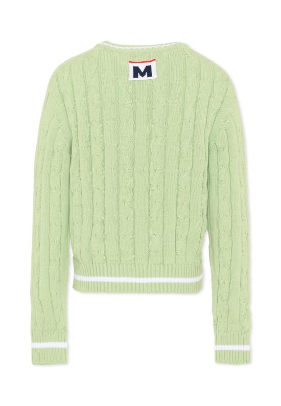 26SS [키즈] 엠에스지엠 캐시미어 니트 S6MSJUJP286 MS077 GREEN - MSGM