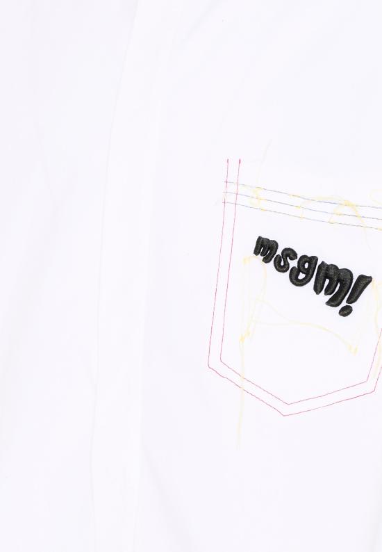 26SS [키즈] 엠에스지엠 셔츠 S6MSJUSI141 001 WHITE - MSGM