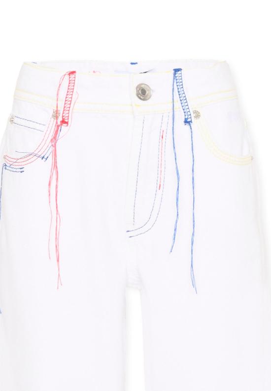 26SS [키즈] 엠에스지엠 진 S6MSJUDP043 001 WHITE - MSGM