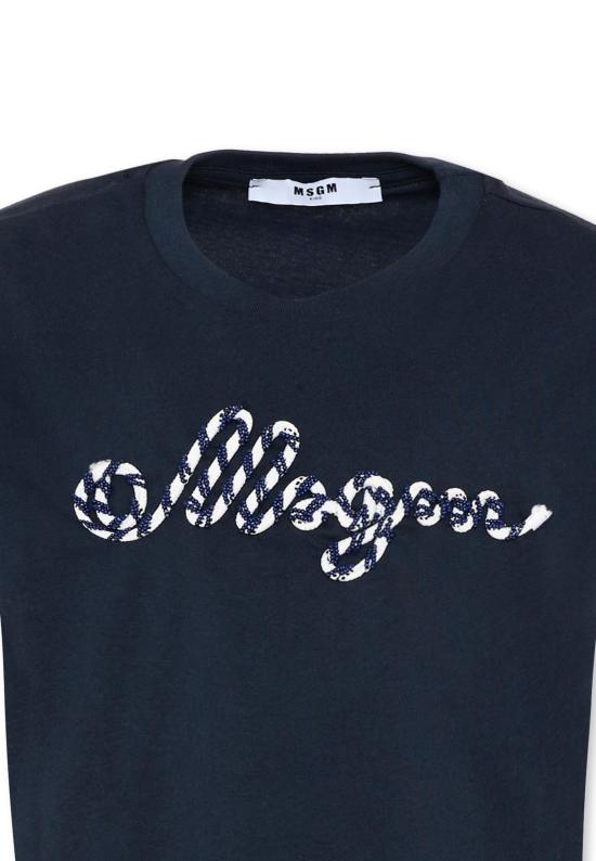 26SS [키즈] 엠에스지엠 티셔츠 S6MSJGTH173 MS072 BLUE - MSGM