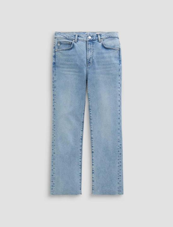 아드리아노 골드슈미드 데님 팬츠 Ag Jeans 브린리 스트레이트 크롭 진 - ADRIANO GOLDSCHMIED