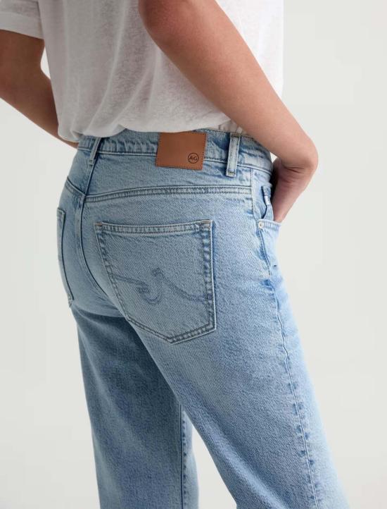  아드리아노 골드슈미드 데님 팬츠 Ag Jeans 브린리 스트레이트 크롭 진 - ADRIANO GOLDSCHMIED