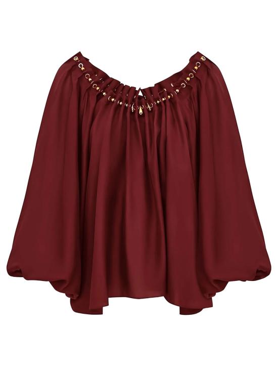 26FW 짐머만 블라우스 8428TSS261 MER MERLOT