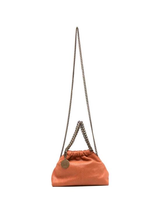 26FW 스텔라 맥카트니 팔라벨라 드로스트링 숄더백 7B0144WP0735 7510 TANGERINE