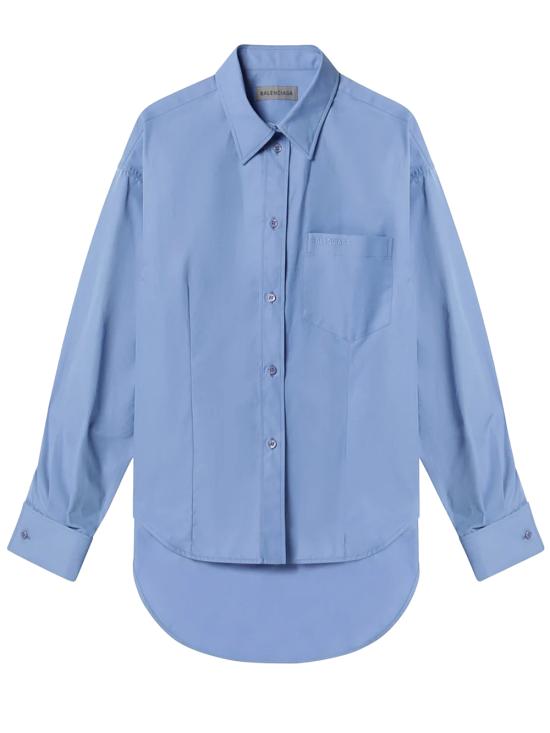 26SS 발렌시아가 셔츠 872318 TUM20 4200 LIGHT BLUE