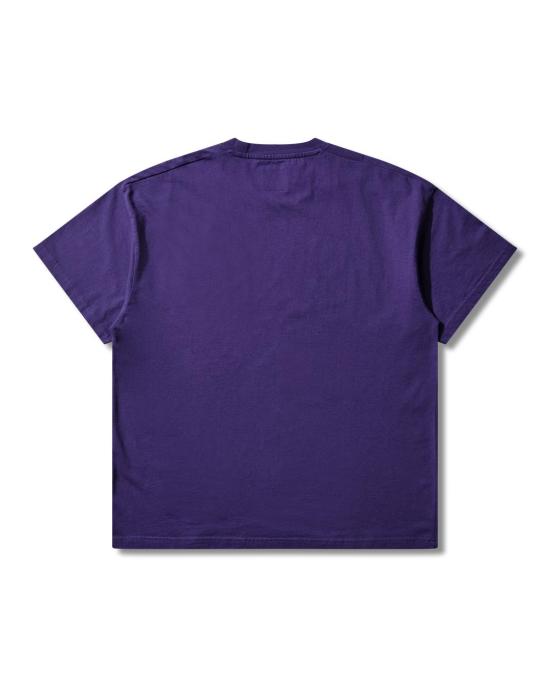 26SS 로아 로고 티셔츠 YBUW011JY01 PLE0001 Purple - ROA