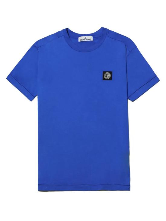 26SS 스톤 아일랜드 60/2 코튼 저지 슬림핏 티셔츠 L1S15 2100027 S0013 V0022 BRIGHT BLUE
