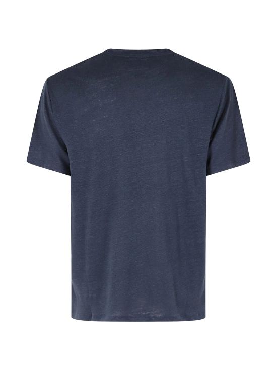 26SS 세인트바쓰 반팔 티셔츠 ECS000300119LECSTASEAN LINEN 61 BLUE NAVY - MC2 SAINT BARTH