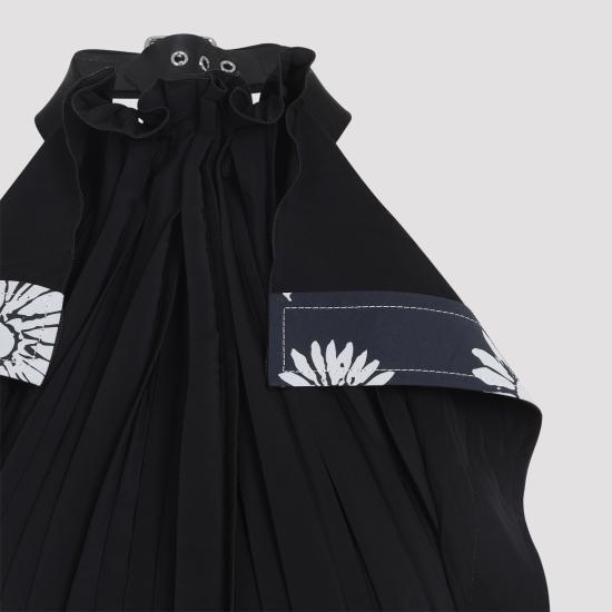 26SS 랑방 롱 원피스 RWDR00276272P26 10 BLACK - LANVIN