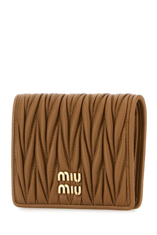 26FW 미우미우 마테라쎄 나파 가죽 반지갑 5MV204AFPP F098L NUDE NEUTRALS - MIU MIU