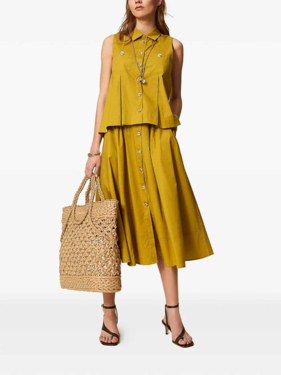 26SS 트윈셋 미디 스커트 261TT223512117 Green - TWINSET