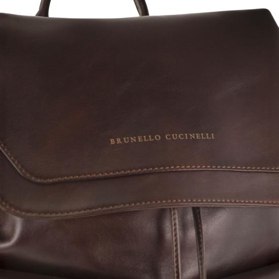  브루넬로 쿠치넬리 백팩 MBCIBU325 BURGUNDY - BRUNELLO CUCINELLI