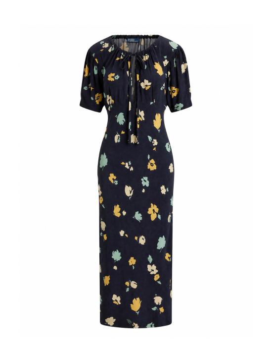 26FW 폴로 랄프로렌 롱 원피스 211B17484 001 TULIP NAVY YELLOW MULTI