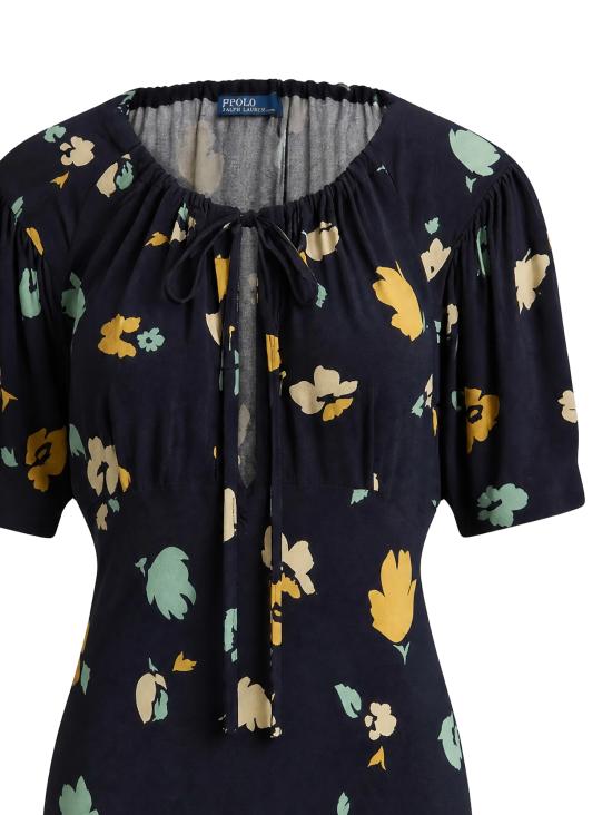 26FW 폴로 랄프로렌 롱 원피스 211B17484 001 TULIP NAVY YELLOW MULTI - POLO RALPH LAUREN