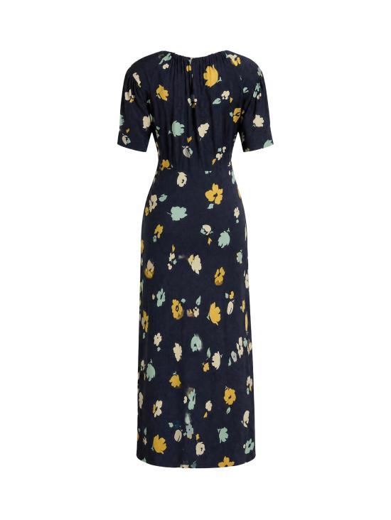 26FW 폴로 랄프로렌 롱 원피스 211B17484 001 TULIP NAVY YELLOW MULTI - POLO RALPH LAUREN