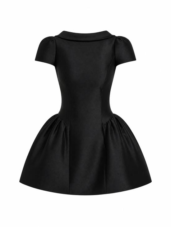 26FW 셀프 포트레이트 숏 원피스 PF26097S B BLACK