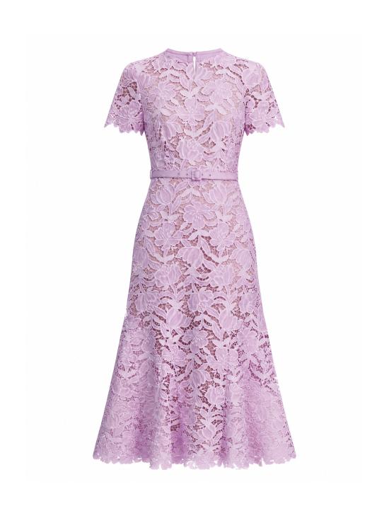 26FW 셀프 포트레이트 미디 원피스 PF26107M L LILAC
