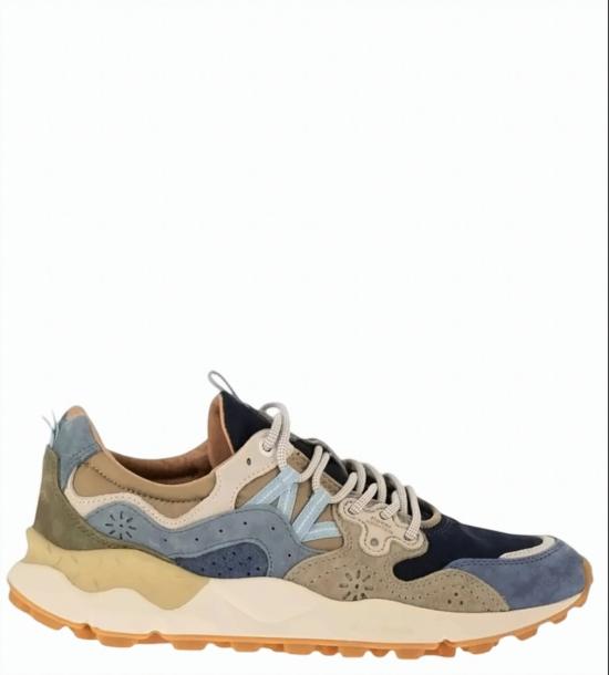 26SS 플라워 마운틴 스니커즈 3C11 001 2017816 01 NAVY BLUE KAKI Multicolor